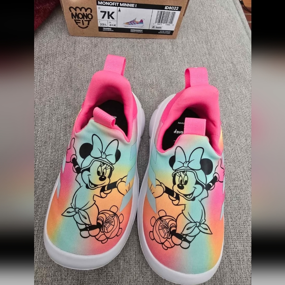 Disney Minnie Mouse Kids Sneakers - Pink and Multicolor
